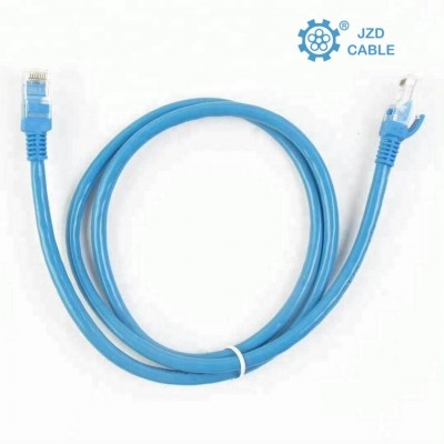 Computer use RJ45 connector PVC jacket copper wire cat 5e 6 cat5e cat6 UTP FTP indoor network cable patch cord